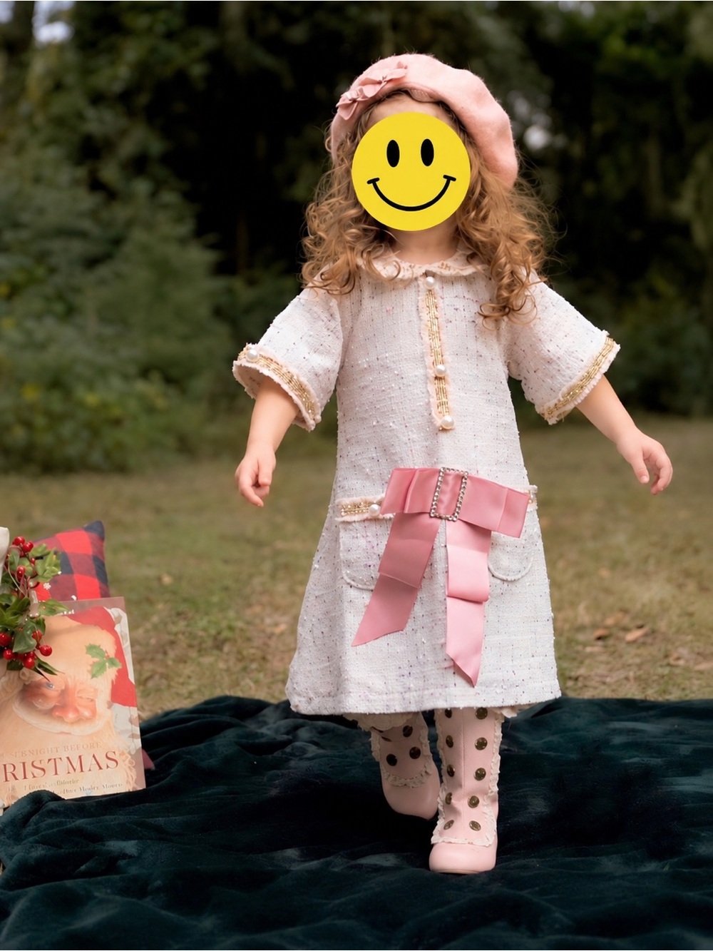 Upper East side tweed dress Mia Bella girls size 3T